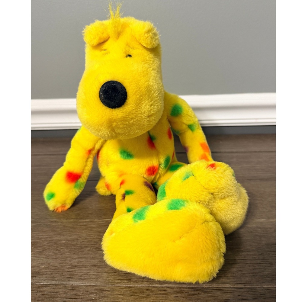 Kohls Cares Put Me in the Zoo Spot Yellow Multi Color Polka Dot Plush Toy